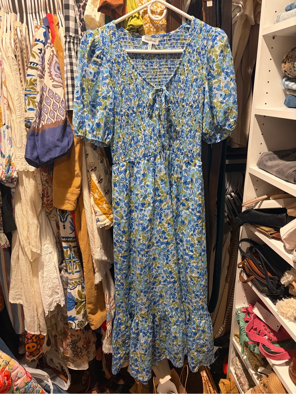Heartloom Floral Midi Dress